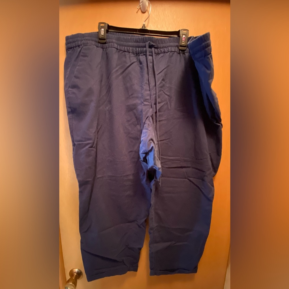J. Crew Factory linen-cotton blend drawstring pants women’s plus size 24
